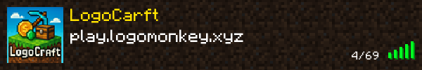 LogoCraft 伺服器即時狀態 - 顯示在線玩家數與伺服器延遲